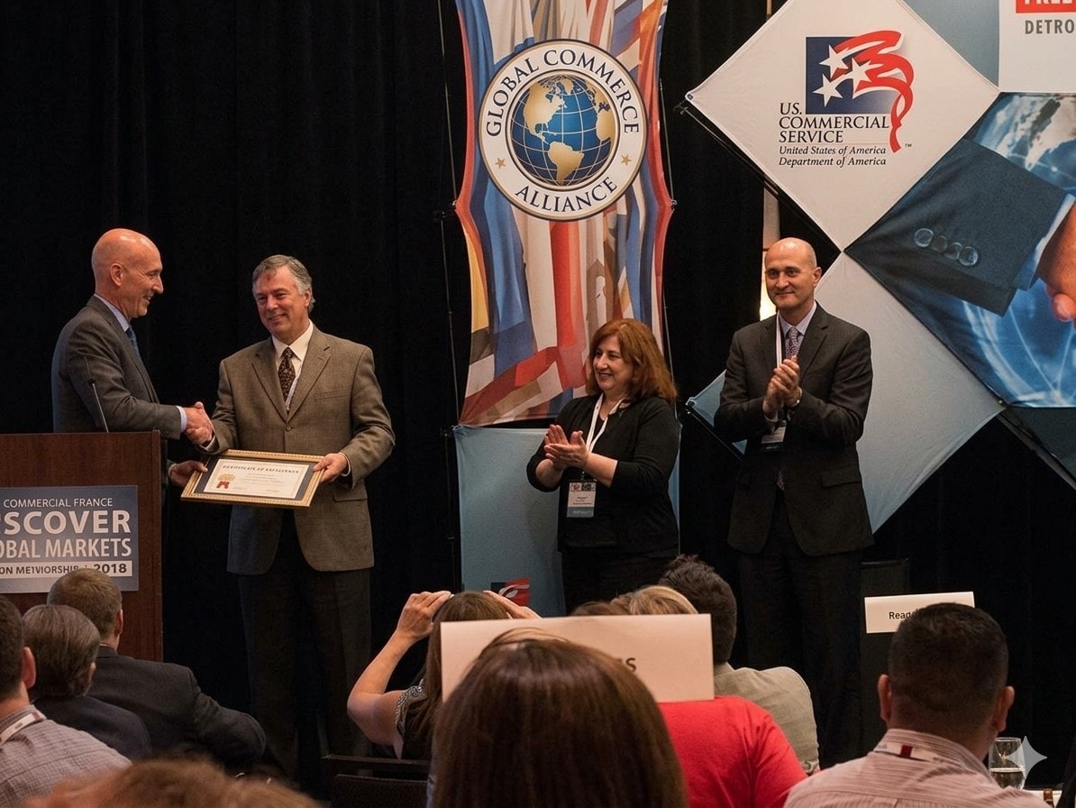 Award ceremony — VMI recognised at the Global Commerce Alliance